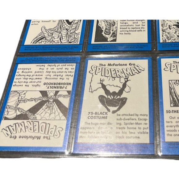 SPIDERMAN Trading Cards 9 Collectible The McFarlane Era Mint Condition - Picture 9 of 9